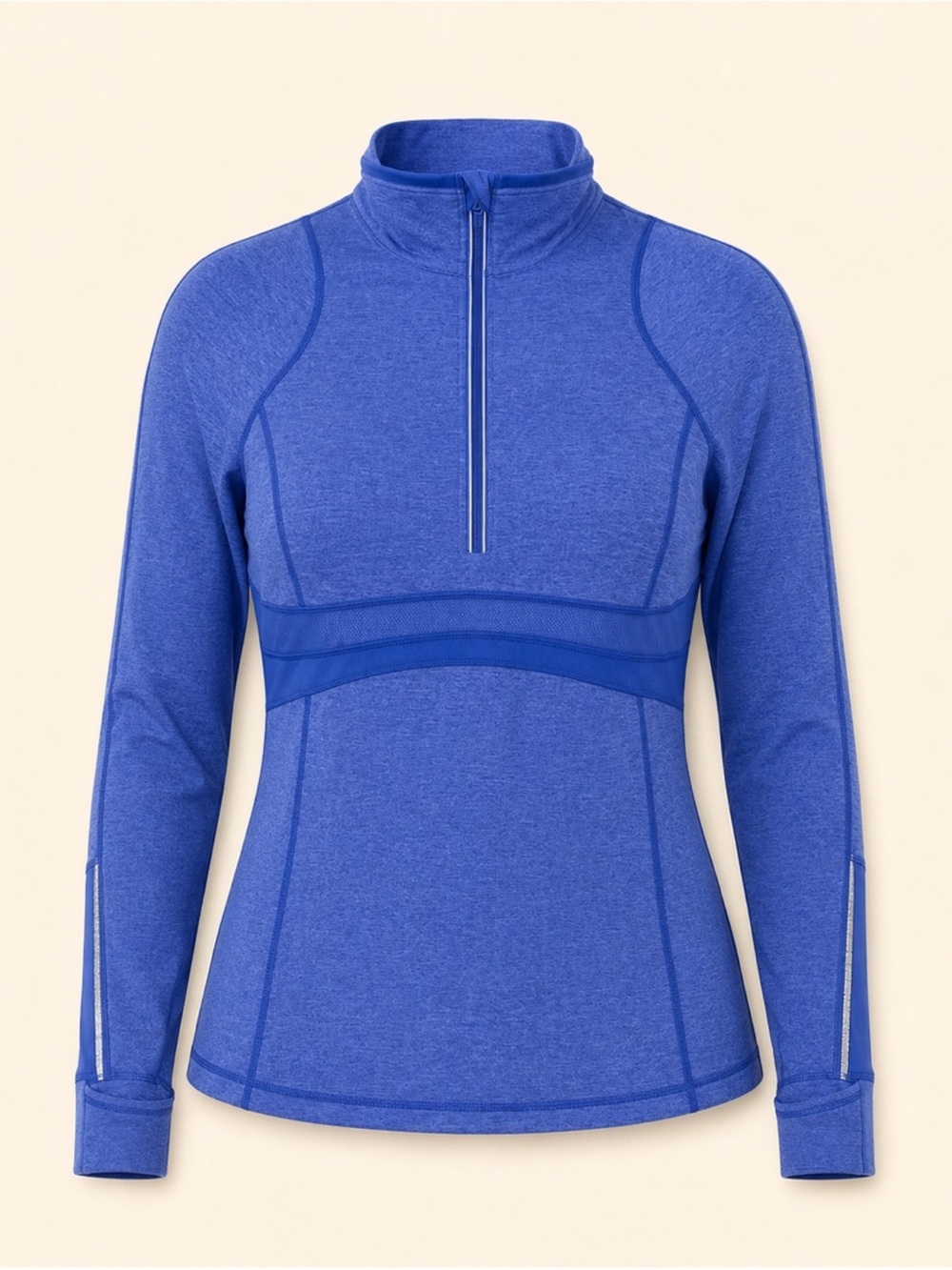 Lululemon Half Zip Pullover Athletic Long Sleeve Thumbholes